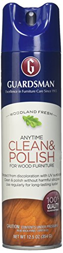 Product Cover Guardsman Clean & Polish For Wood Furniture - Woodland Fresh - 12.5 oz - Silicone Free, UV Protection - 460700