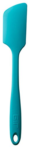 Product Cover GIR: Get It Right Ultimate Spatula 11-Inch Lifetime Guarantee, Dishwasher Safe Plus Heat Resistant Premium Quality, Platinum Silicone, Professional Grade, The Original All-Silicone Spatula, Teal