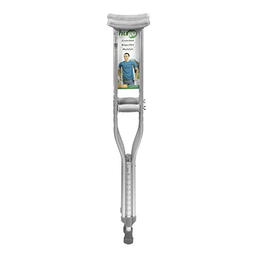 Product Cover Hugo Mobility 721-785 Hugo Lightweight Adjustable Aluminum Crutches, Medium Adult