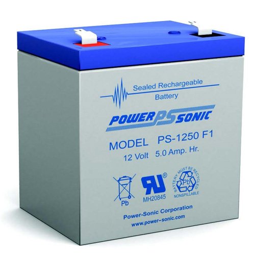 Product Cover Powersonic PS-1250 F1 Replacement Battery 12V 5 AH