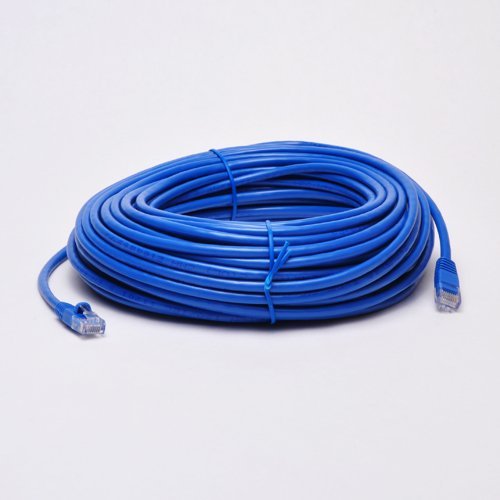 Product Cover UbiGear New 100ft 30m Blue 100' Ft Rj45 Cat6 Ethernet LAN Network Internet Computer Patch Cable