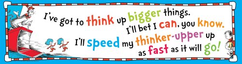 Product Cover Eureka Dr. Seuss' Cat in the Hat Motivational Classroom Banner, 12'' x 45''