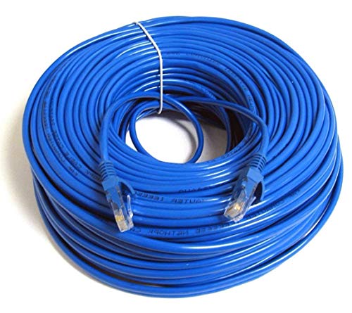 Product Cover UbiGear New 150ft 50m Blue 150' Ft RJ45 CAT6 Ethernet LAN Network Internet Computer Patch Solid Wire 23 AWG UTP Cable
