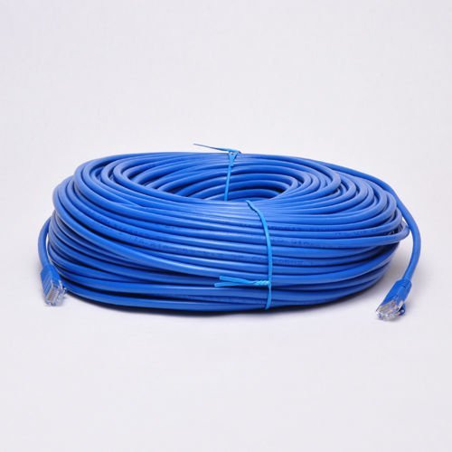 Product Cover UbiGear New 300ft Blue RJ45 CAT6 Ethernet LAN Network Internet Computer Solid Wire 23 AWG UTP Cable