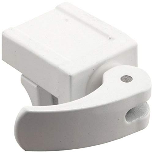 Product Cover Defender Security S 4574 Vinyl Window Lock, 1-3/16 in., Diecast Construction, White, No Mar (Pack of 2)