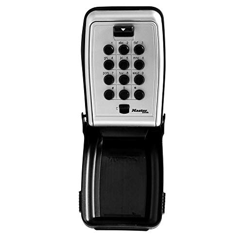Product Cover Master Lock 5423D Set Your Own Combination Wall Mount Push Button Lock Box, 5 Key Capacity, Black