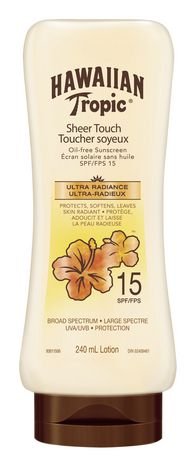 Product Cover Hawaiian Tropic Sheer Touch SPF 15 Oil Free Sunscreen Lotion, 240ml