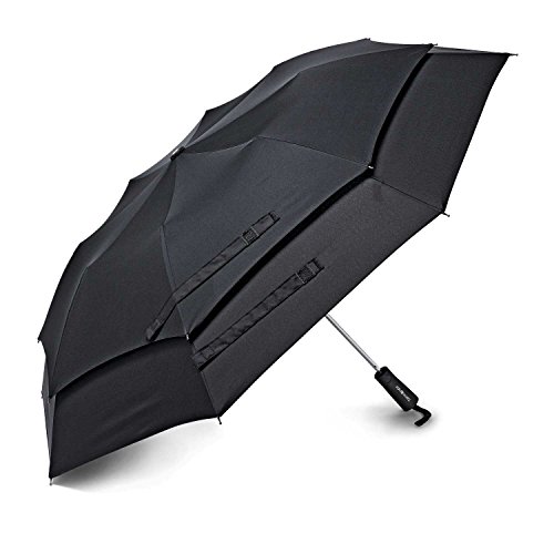 Product Cover Samsonite 51700-1041 Windguard Auto Open Umbrella, Black, International Carry-On