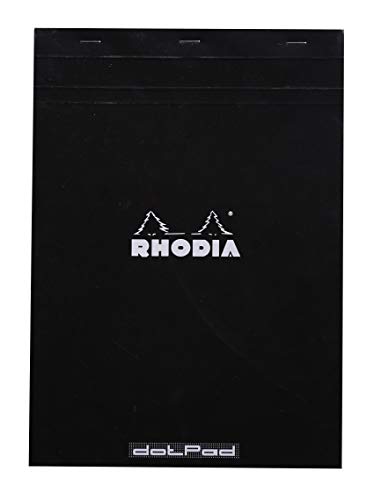 Product Cover Rhodia Staplebound Notepads - Dots 80 sheets - 8 1/4 x 11 3/4 in. - Black cover