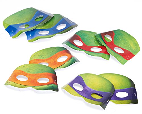 Product Cover American Greetings Teenage Mutant Ninja Turtles Party Hats/ Masks (8 Count)