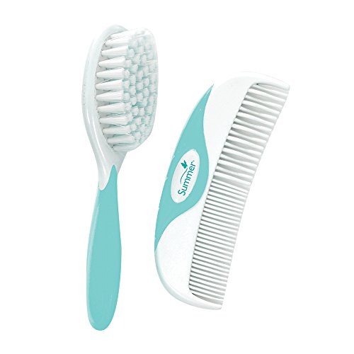 Product Cover Summer Brush and Comb, Teal/White