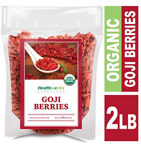 Product Cover Healthworks Goji Berries Raw Organic, 2lb