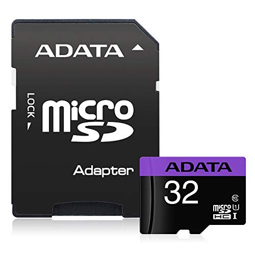 Product Cover ADATA 32GB microSDHC/SDXC UHS-I U1 Class 10 Memory Card with Adapter (AUSDH32GUICL10-RA1)
