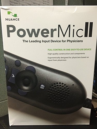 Product Cover Dictaphone Nuance PowerMic II Speech Recognition Hand Microphone with Cradle