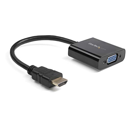 Product Cover StarTech.com 1080p 60Hz HDMI to VGA High Speed Display Adapter - Active HDMI to VGA (Male to Female) Video Converter for Laptop/PC/Monitor (HD2VGAE2)