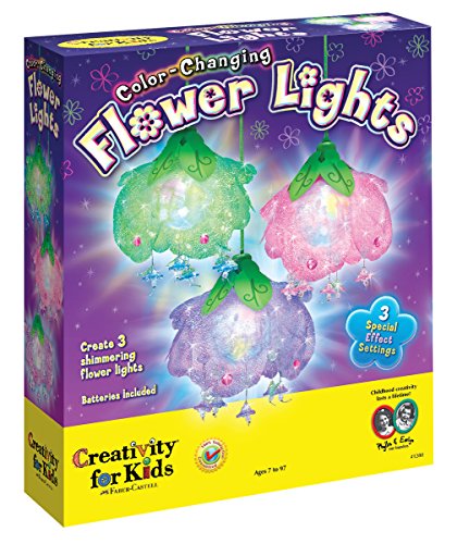 Product Cover Creativity for Kids Color Changing Flower Lights - Kids Room Decor Hanging Lights