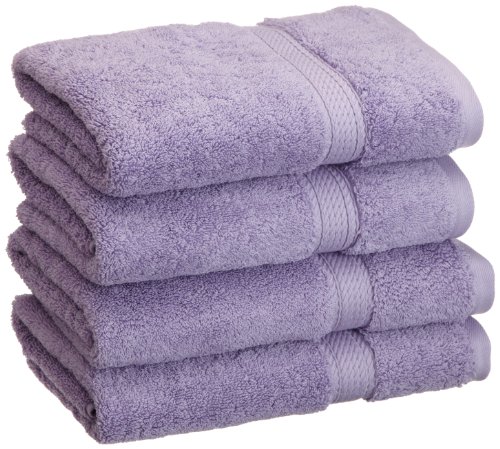 Product Cover Superior 900 GSM Luxury Bathroom Hand Towels, Made of 100% Premium Long-Staple Combed Cotton, Set of 4 Hotel & Spa Quality Hand Towels - Purple, 20