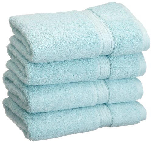 Product Cover Superior 900 GSM Luxury Bathroom Hand Towels, Made Long-Staple Combed Cotton, Set of 4 Hotel & Spa Quality Hand Towels - Sea Foam, 20