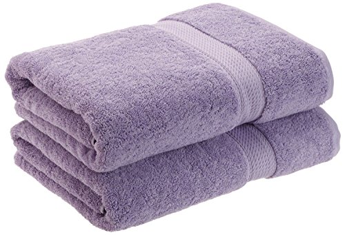 Product Cover Superior 900 GSM Luxury Bathroom Towels, Made Long-Staple Combed Cotton, Set of 2 Hotel & Spa Quality Bath Towels - Purple, 30