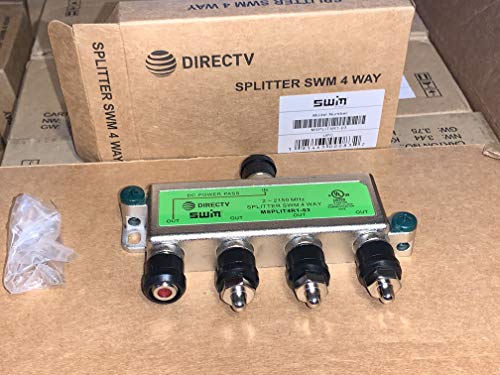 Product Cover DirecTv MSPLIT4R1-03 Approved WNC 4-Way Wide Band SWM Splitter
