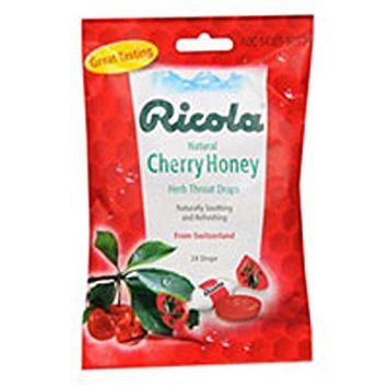 Product Cover Ricola Ricola herb throat drops cherry honey - 24 drops each/pack of 3