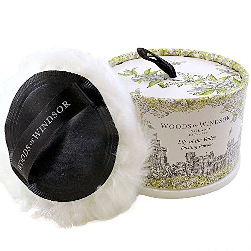 Product Cover Woods Of Windsor Lily Of The Valley Body Dusting Powder With Puff for Women, 3.5 Ounce