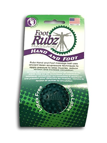 Product Cover Due North Foot Rubz Foot Hand & Back Massage Ball, Relief from Plantar Fasciitus, 2Count