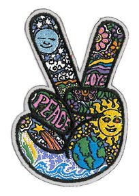 Product Cover Dan Morris - Celestial Peace Hand Fingers - Embroidered Patch