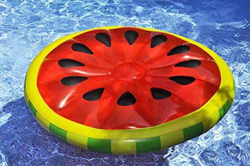 Product Cover Swimline Watermelon Slice Island Inflatable Raft