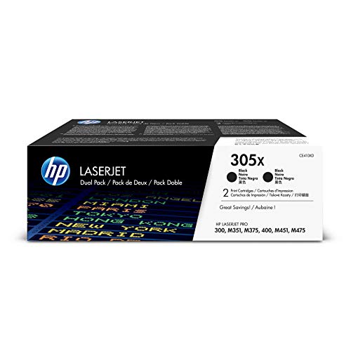 Product Cover HP 305X (CE410XD) Black High Yield Toner, 2 Cartridges