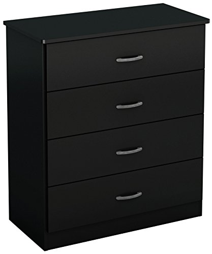 Product Cover South Shore FBA_3070034 Libra 4-Drawer Chest-Pure Black