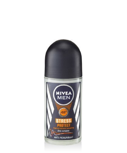 Product Cover Nivea for Men Antiperspirants Stress Protect Rollon - 1.69 Ounces (Pack of 3)