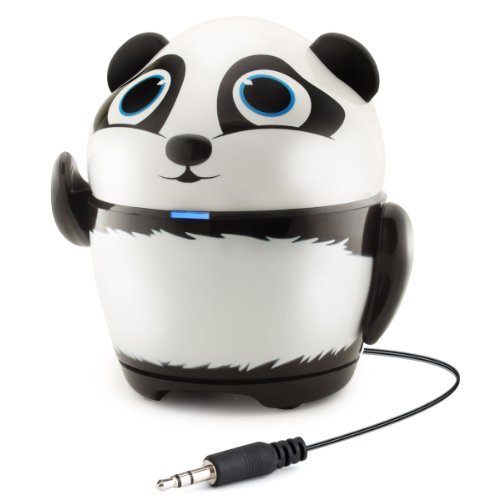 Product Cover GOgroove Portable Stereo Speaker Music Player with Panda Animal Design & Built-in 3.5mm Cord