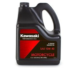 Product Cover Kawasaki 4-Stroke Motorcycle Engine Oil 10W40 1 Gallon K61021-302