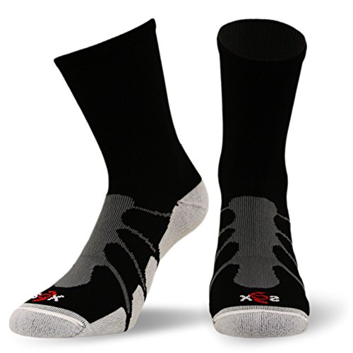 Product Cover Sox Performance Sport Plantar Fasciitis Crew Arch Compression Socks, Pairs - SS3011