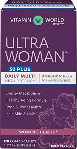 Product Cover Vitamin World Ultra Woman 50 Plus, 120 Count by Vitamin World