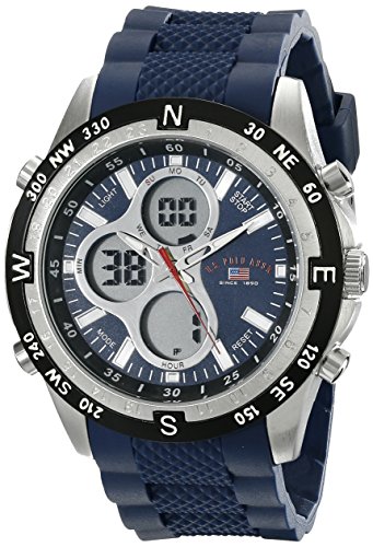 Product Cover U.S. Polo Assn. Sports Analogue-Digital Blue Dial Men's Watch - US9137
