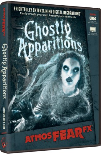 Product Cover AtmosFX Ghostly Apparitions Digital Decorations DVD for Halloween Holiday Projection Decorating
