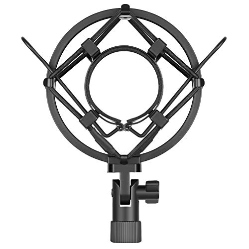 Product Cover Neewer Universal Microphone Shock Mount Holder Anti Vibration Suspension for Condenser Microphone, Idea for Radio Broadcasting Studio Voice-over Sound Studio and Recording
