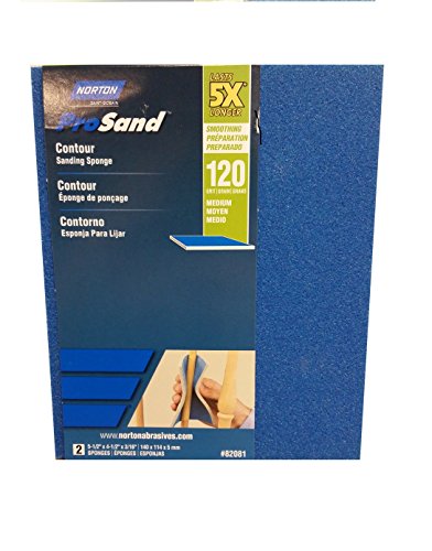 Product Cover Norton 82081 5X 120 Grit Contour Sanding Pads