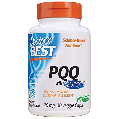 Product Cover Doctor's Best PQQ with BioPQQ, Non-GMO, Vegan, Gluten Free, Soy Free, 20 mg, 30 Veggie Caps