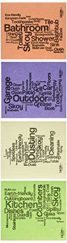 Product Cover Skoy Cloth, Word-Cloud (4-pk)