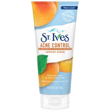 Product Cover St. Ives Acne Control Medicated Apricot Scrub, 6 Oz (3 Pack)
