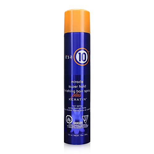 Product Cover It's a 10 Haircare Miracle Super Hold Finishing Spray Plus Keratin, 10 fl. oz.