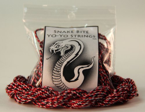 Product Cover Snake Bite Yo-Yo Strings - 100% Polyester multi-color Strings- Redbelly Snake