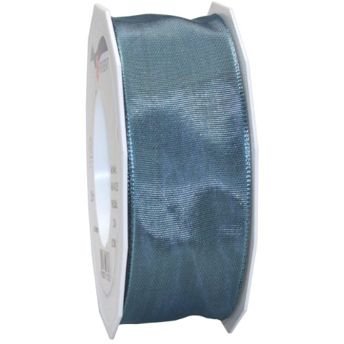 Product Cover Morex Ribbon French Wired Lyon Fabric Ribbon, 1-1/2-Inch by 27-Yard, Williamsburg Blue