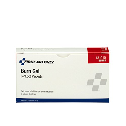 Product Cover First Aid Only Burn Gel, 6 Per Box