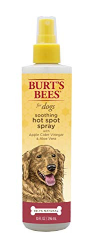 Product Cover Burt's Bees All Natural Hot Spot Spray for Dogs | Relieves & Soothes Dog Hot Spots | Made with Apple Cider Vinegar & Aloe Vera, 10 oz