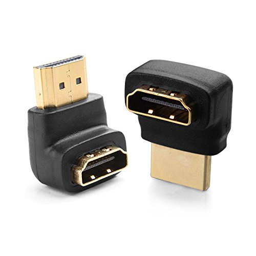 Product Cover Cable Matters Combo Pack 270 Degree and 90 Degree HDMI Adapter (Right Angle HDMI) with 4K and HDR Support