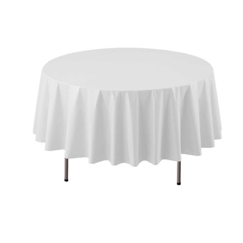 Product Cover Party Essentials ValuMost Round Plastic Table Cover Available in 16 Colors, 84